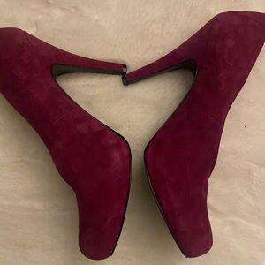 Nine West Pink Berry Heels Women Size 10